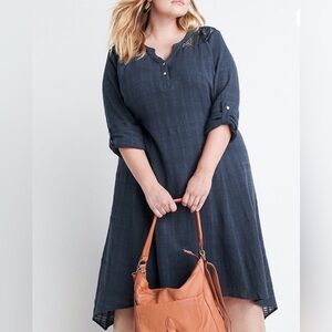 Ryllace CROCHET YOKE MARKET DAY DRESS Size 20 NWT